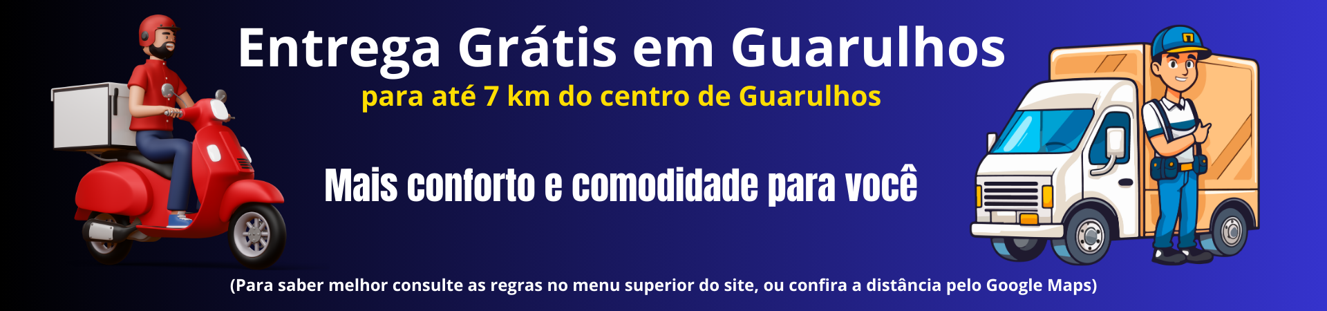 Banner Entrega Grátis
